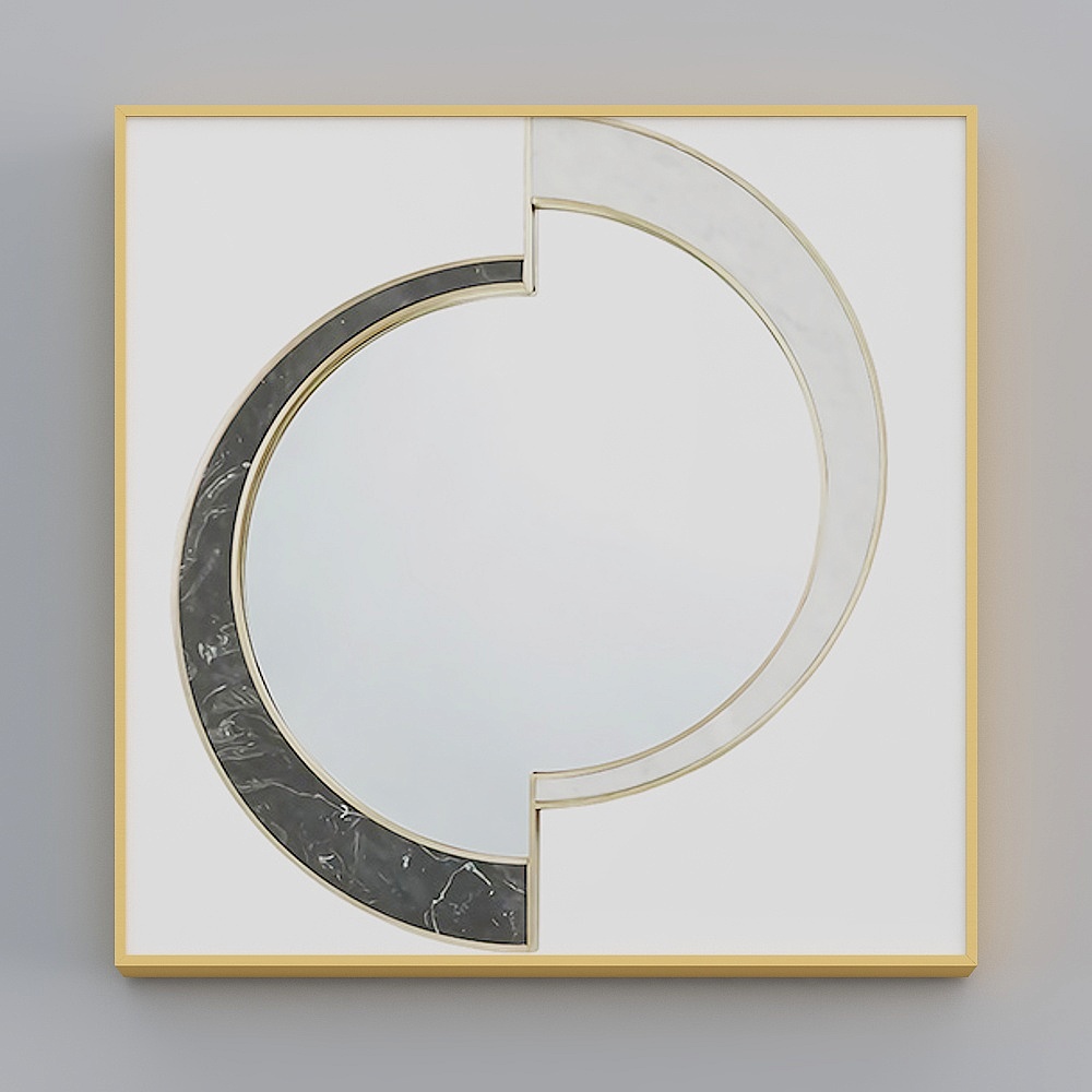 快乐工坊-现代风-客厅卧室玄关装饰画-别样3D模型