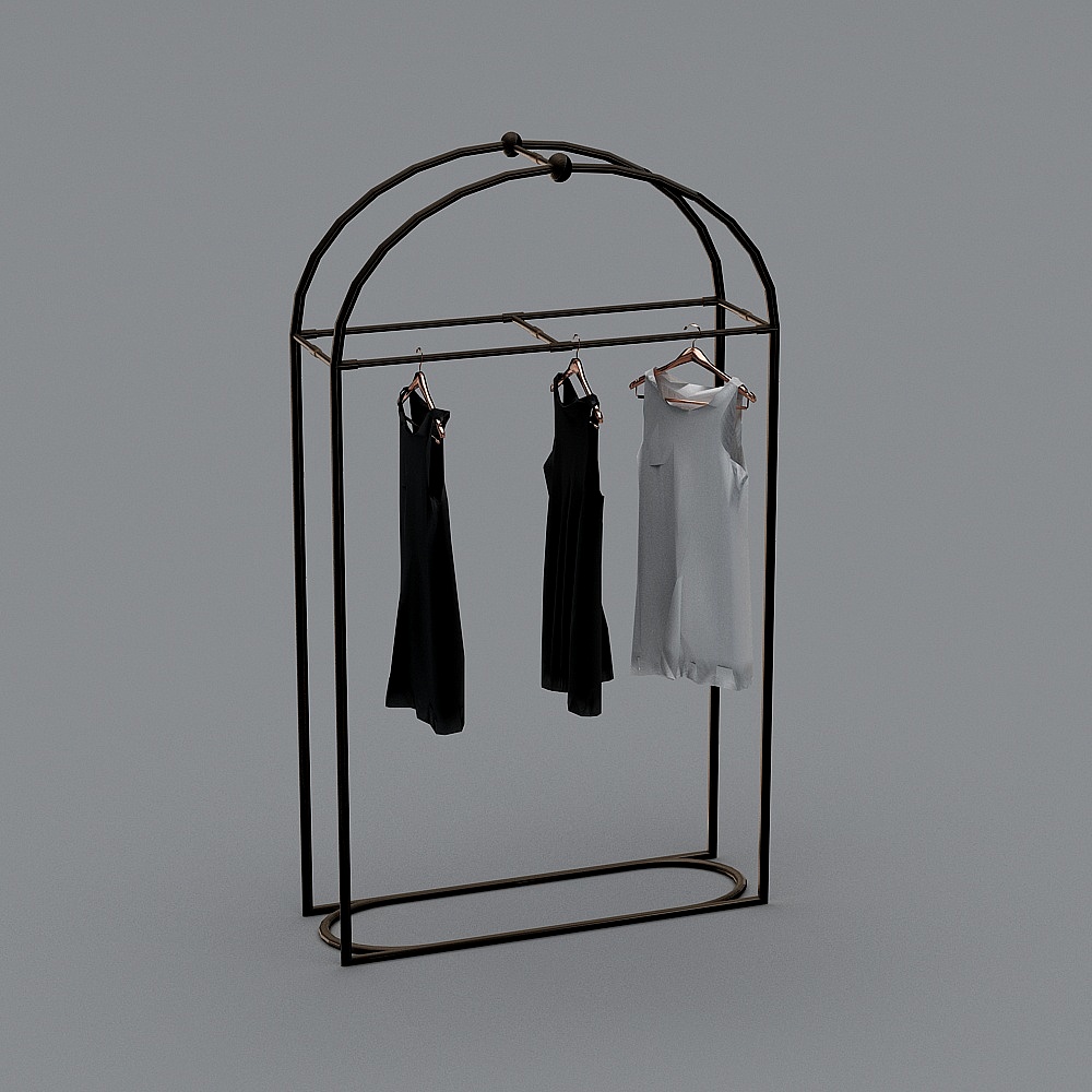 现代女装店展柜 服装