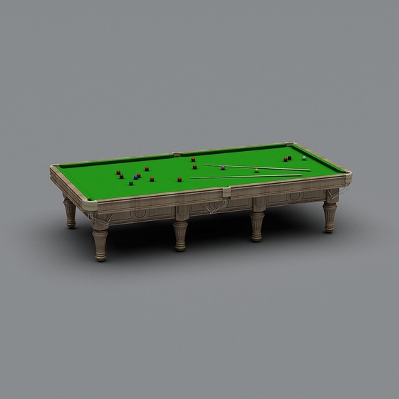 Modern activity room-pool table