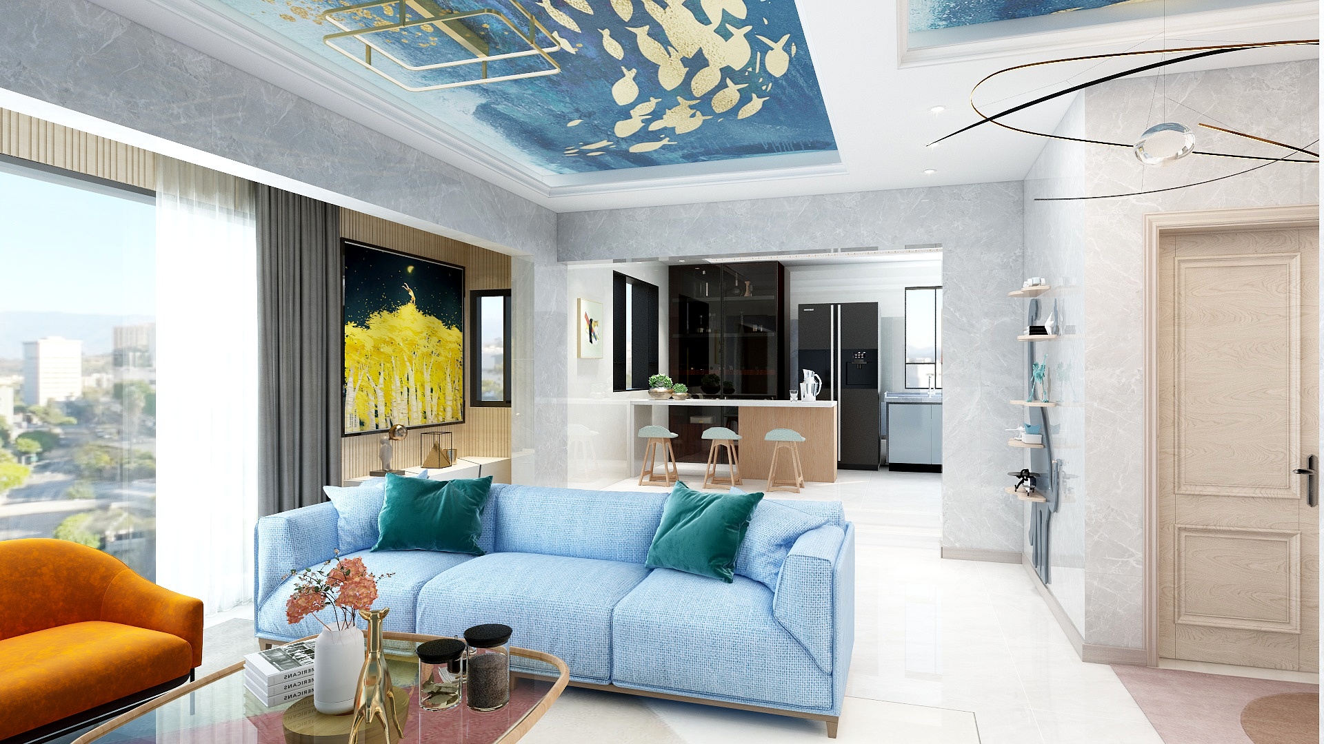 cool盖-瑞和园89.50㎡B户型3室2厅1卫-装修设计方案