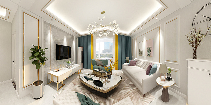 设计师-王淼-现代轻奢-装修设计方案