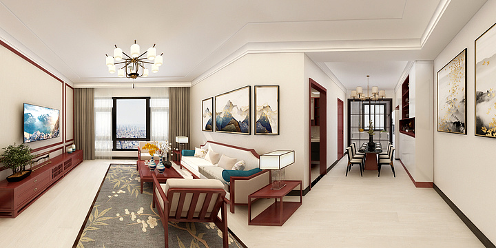 一生靓装饰张成梁-金域华府-装修设计方案
