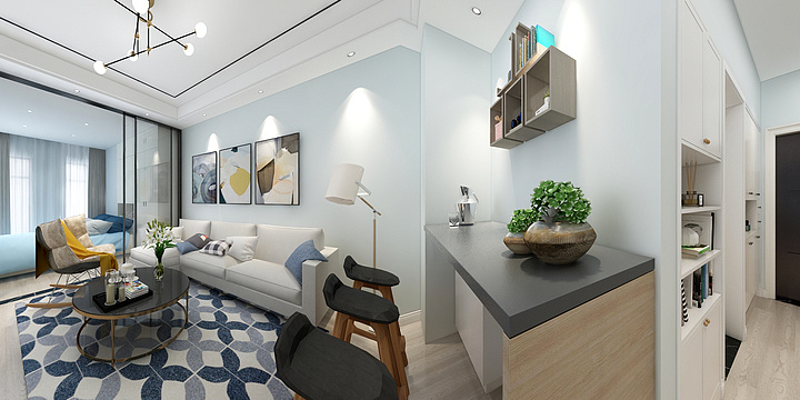 LIU0925-松江万达广场3号楼1111室修改-装修设计方案