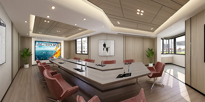 全屋整装效果-会议室-装修设计方案