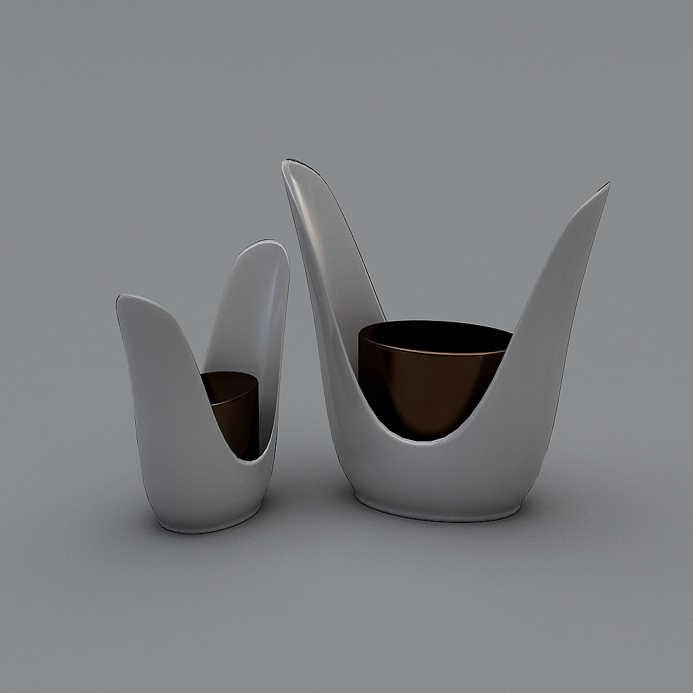 现代简约卧室-摆饰品-13D模型