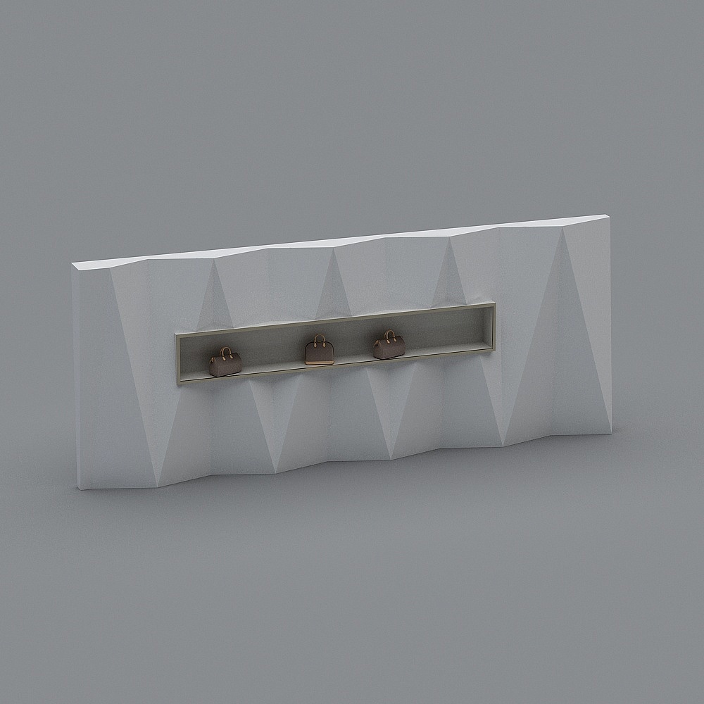 箱包专卖店-展示台3D模型