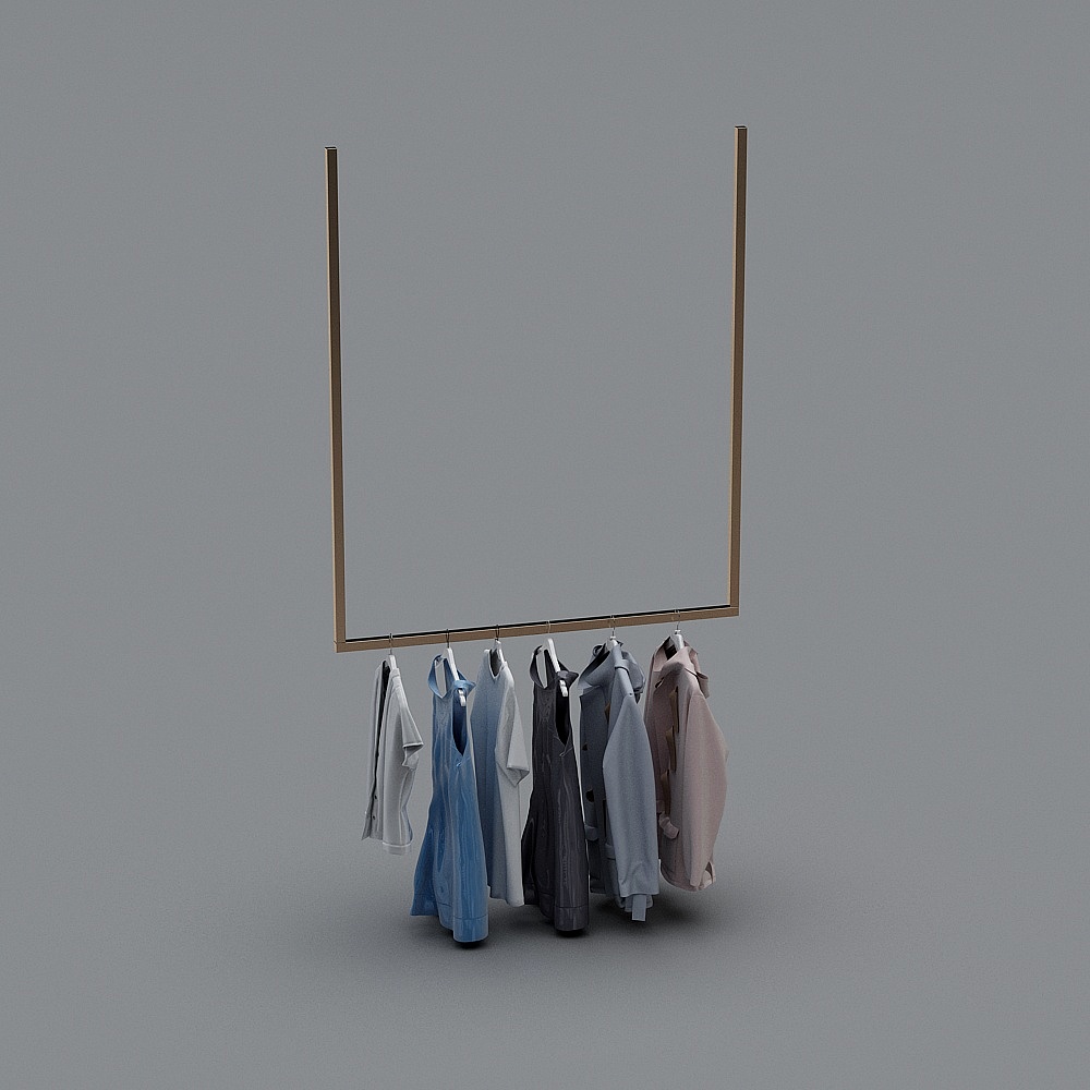 现代服装店-展架