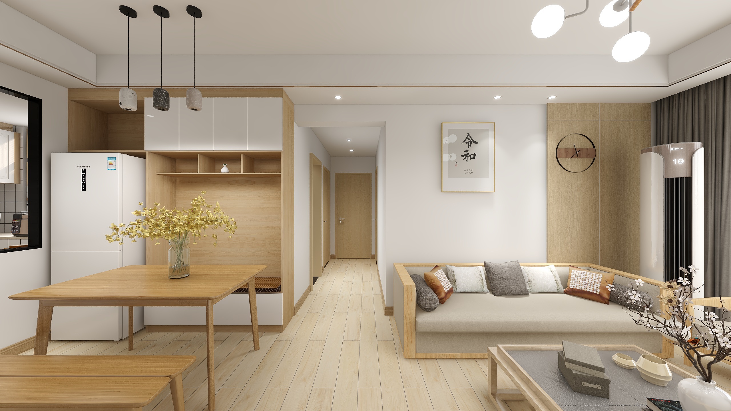 广州设计师邓工-日系风-简约温馨-装修设计方案