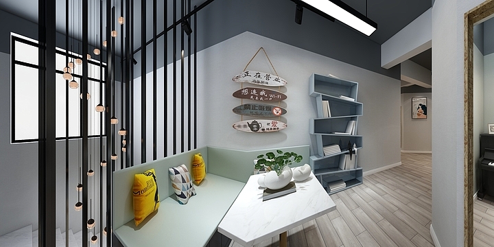 蒙自皓艺装饰工程有限公司虚体二-李雄琴行1-装修设计方案