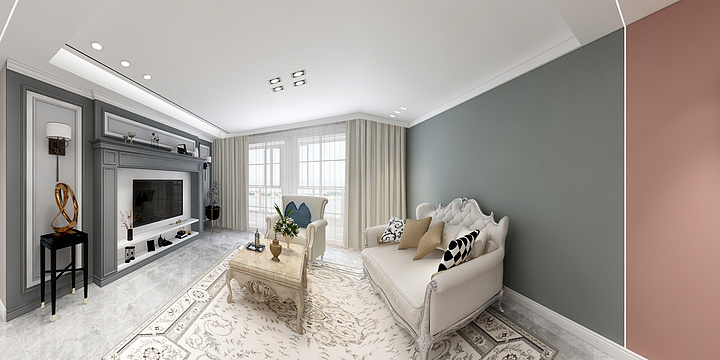 劲松15179759992-蓝湾半岛东区03户型北欧-装修设计方案