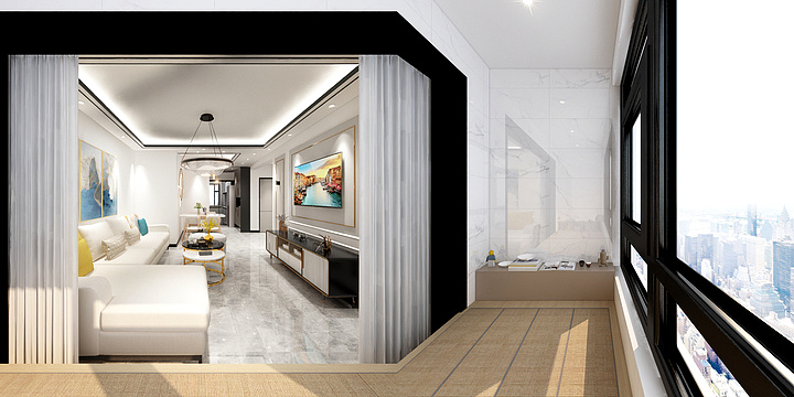 隆先生要淡定-新都汇90-装修设计方案