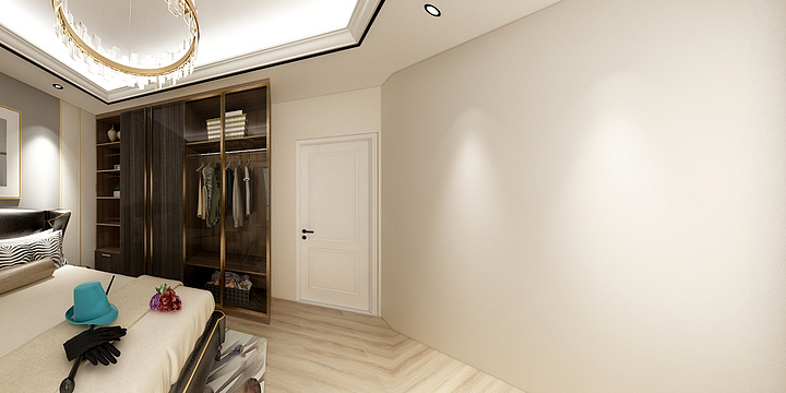 顾瑞全屋定制小朱-银港新城19楼-装修设计方案