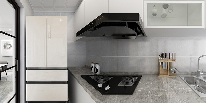 彭彪-仁寿中心城B2户型效果图-装修设计方案