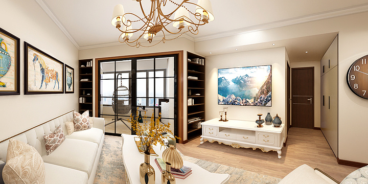 桃之夭夭呢-滨江御花园9号1208室-装修设计方案