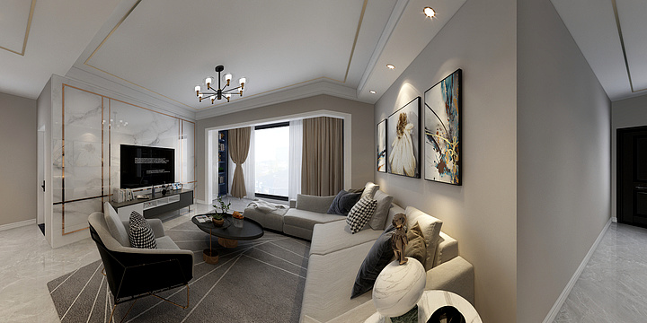 设计师丨王新-『幸福家园』唐姐-装修设计方案