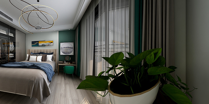 多乐士河南淮滨-东方经典B区霍新岩家装效果图-副本-装修设计方案