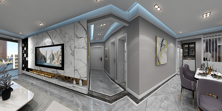 大足全案装修设计-学府水岸1-装修设计方案