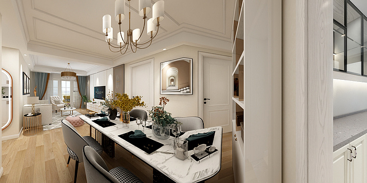 梵克空间设计-杨老师雅宅设计-装修设计方案