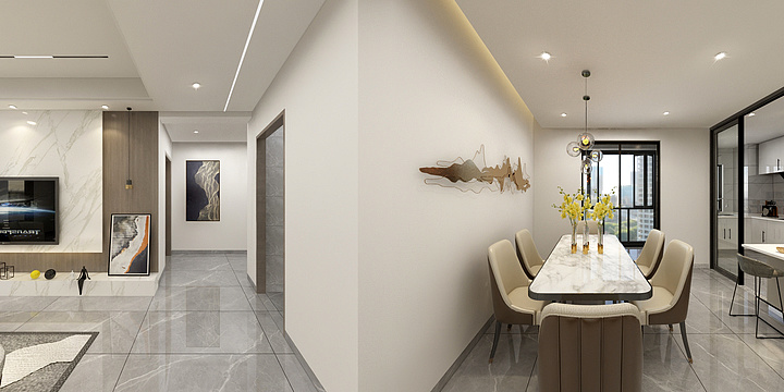 初禾空間設計-泉商观邸1#1001-装修设计方案