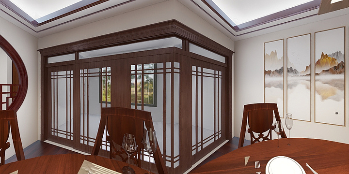 桑梓ZFWI-中式-装修设计方案