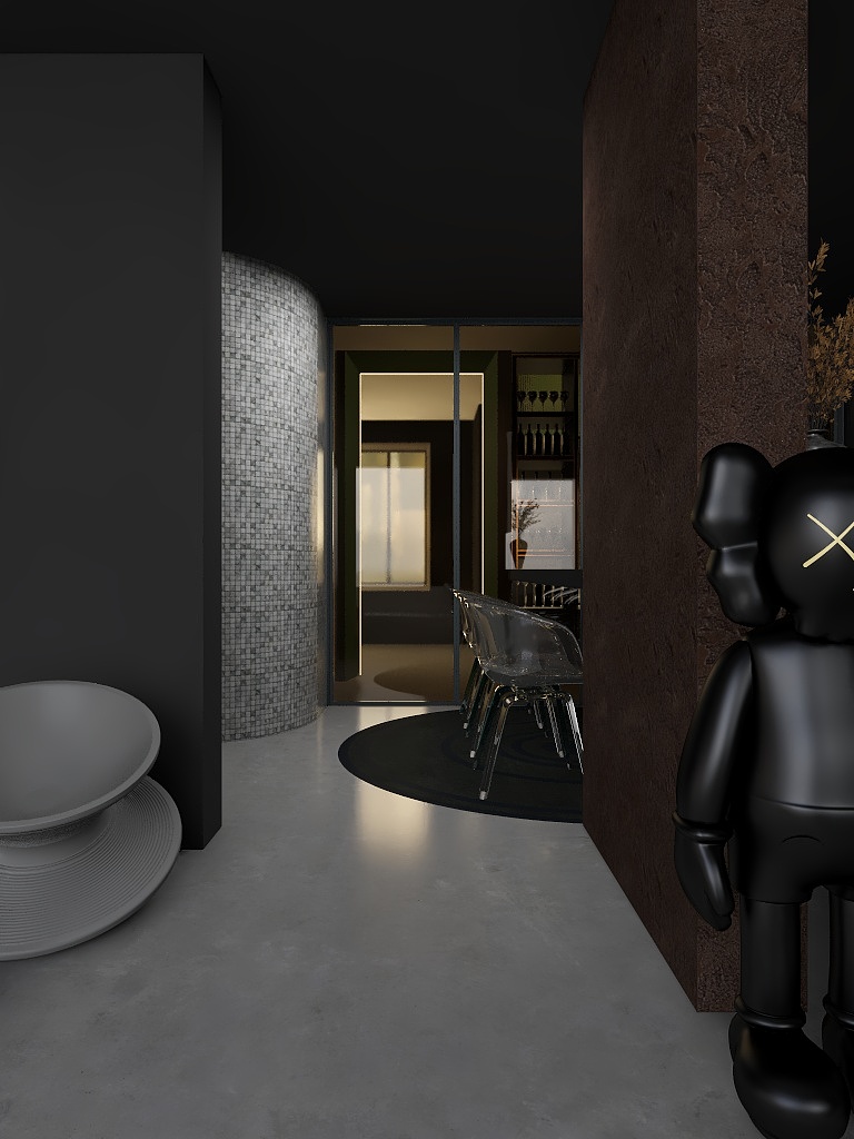 美庭Sun-暗金时代-装修设计方案