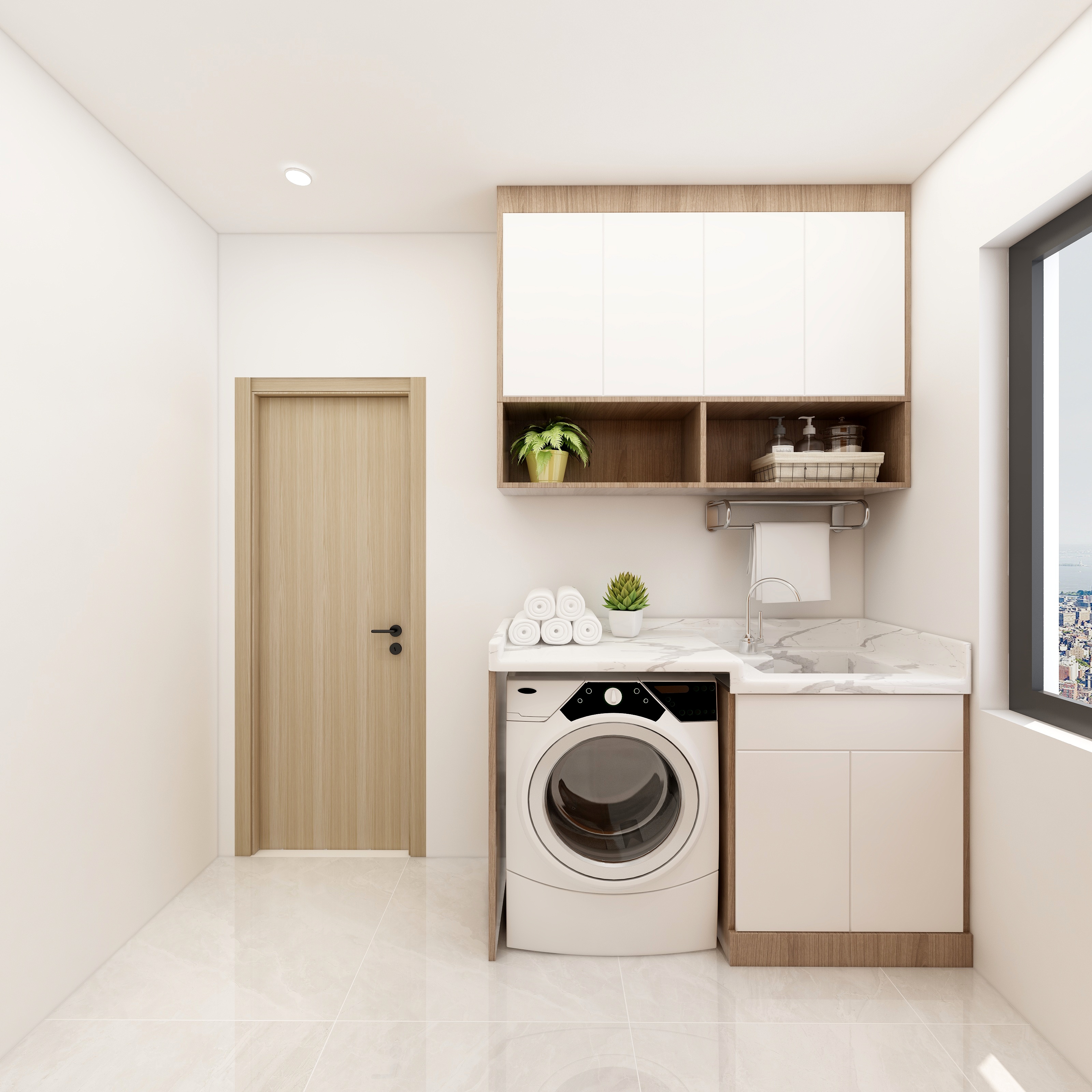 柏霖设计TZaX-现代简约+日式装修效果图