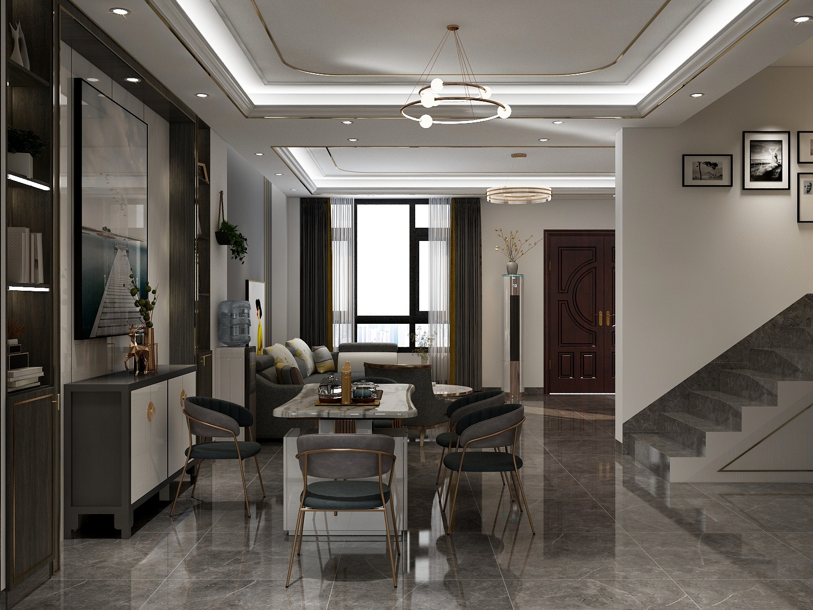 晚风原创-凯龙城别墅33-05杨绍新一层修改-2-装修设计方案