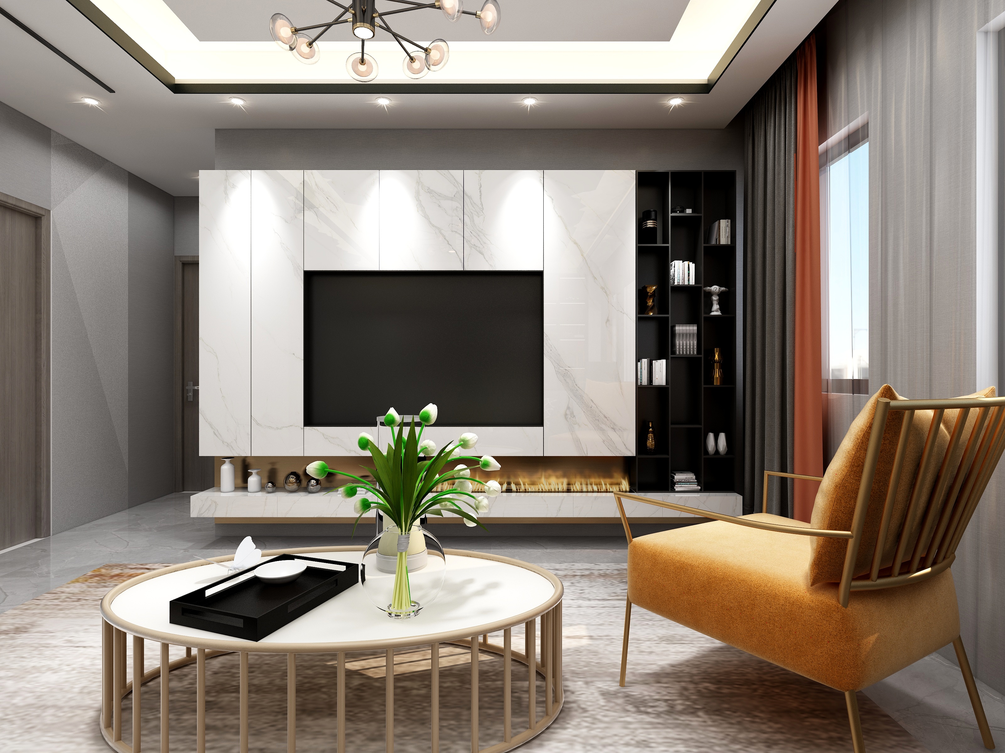 邓一超-瑞和园89.50㎡B户型3室2厅1卫-装修设计方案