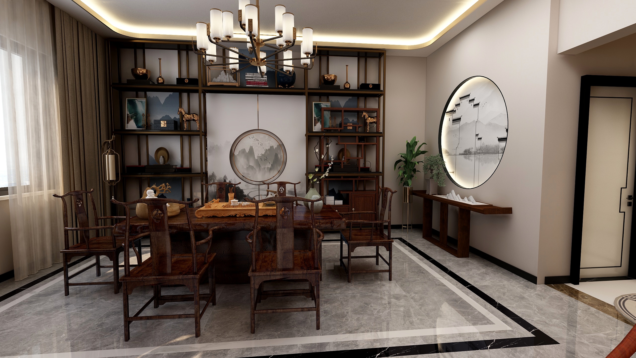 設計師李想...-耀县四层会所（一楼）-装修设计方案