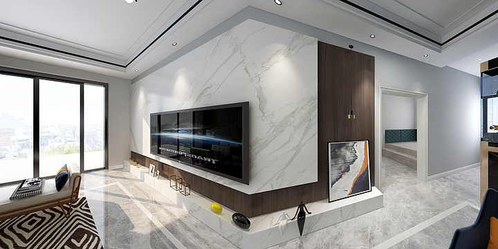 Almighty飞凡装饰-黄埠岭一楼-装修设计方案