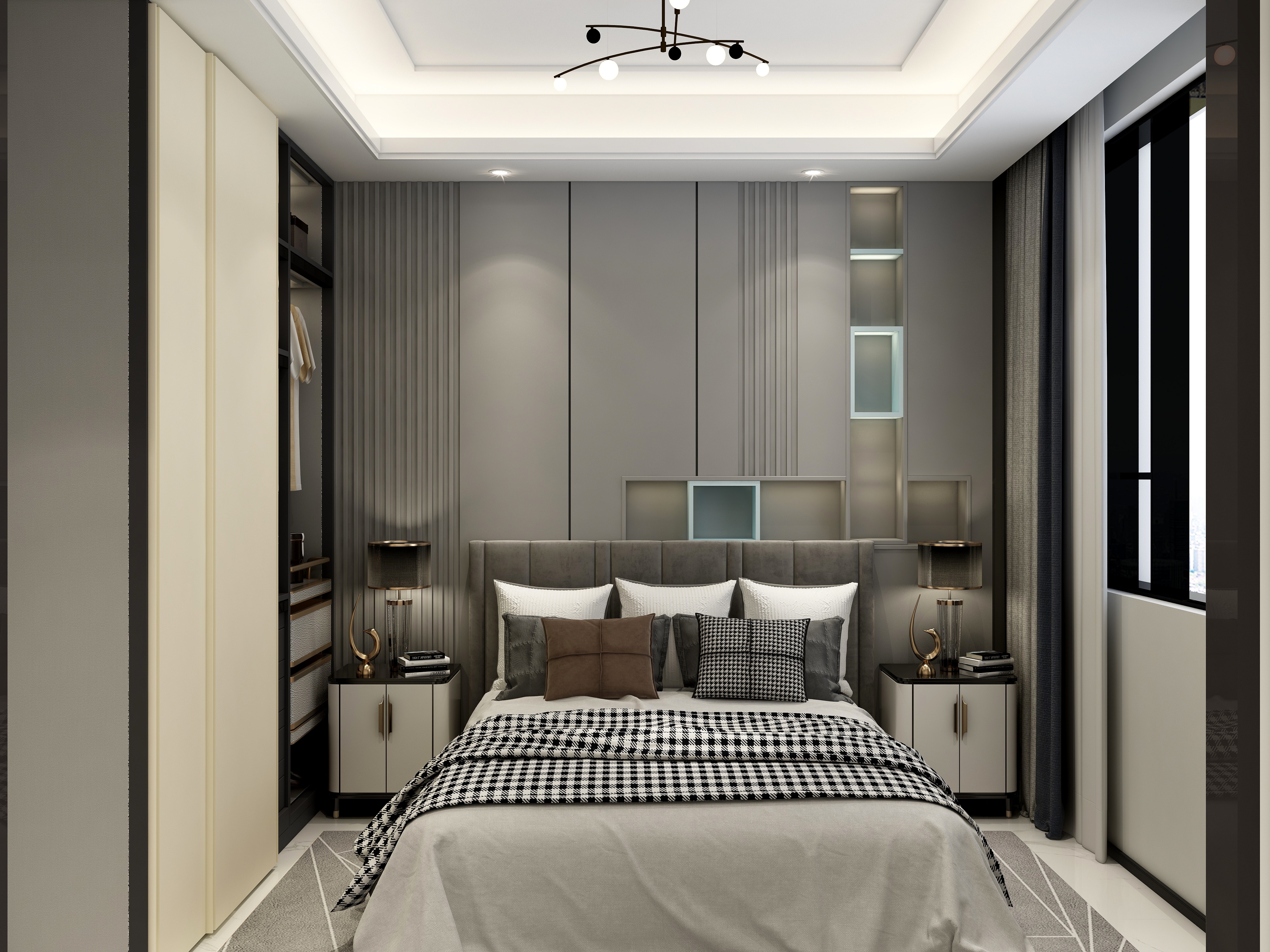 李青越-广州清远三楼+现代简约装修效果图