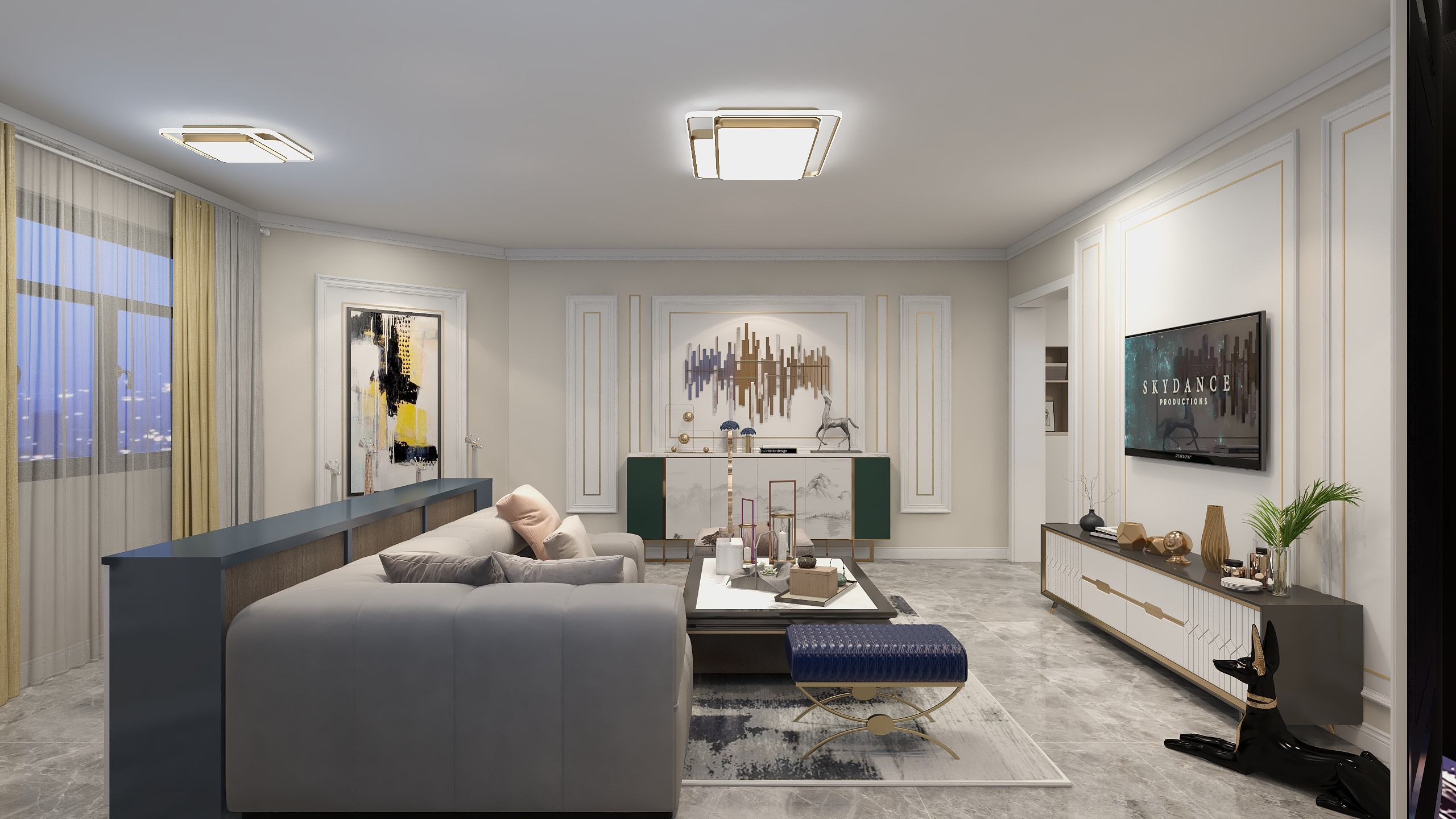 硕硕姓李-135平米，平淡中的不平淡装修效果图