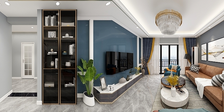 国达装饰设计集团-沁芳盛世117㎡(1)-装修设计方案