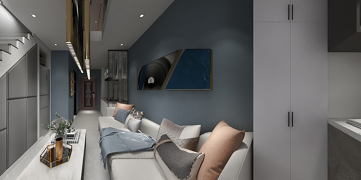 华阳设计师-loft现代-装修设计方案