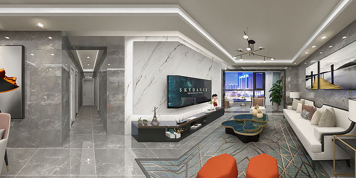 青山空间设计-保利凤凰湾-装修设计方案