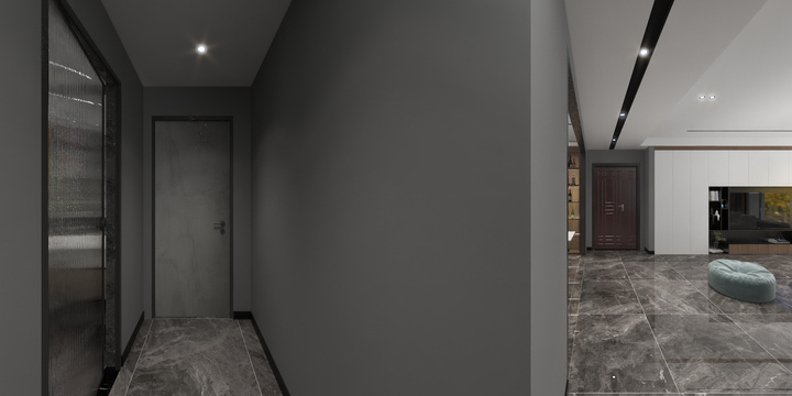 壹元建装-碧水园林院子无主灯-装修设计方案