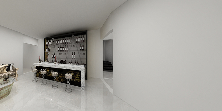 寂寞渲染城市街道-三水KTV一楼-装修设计方案