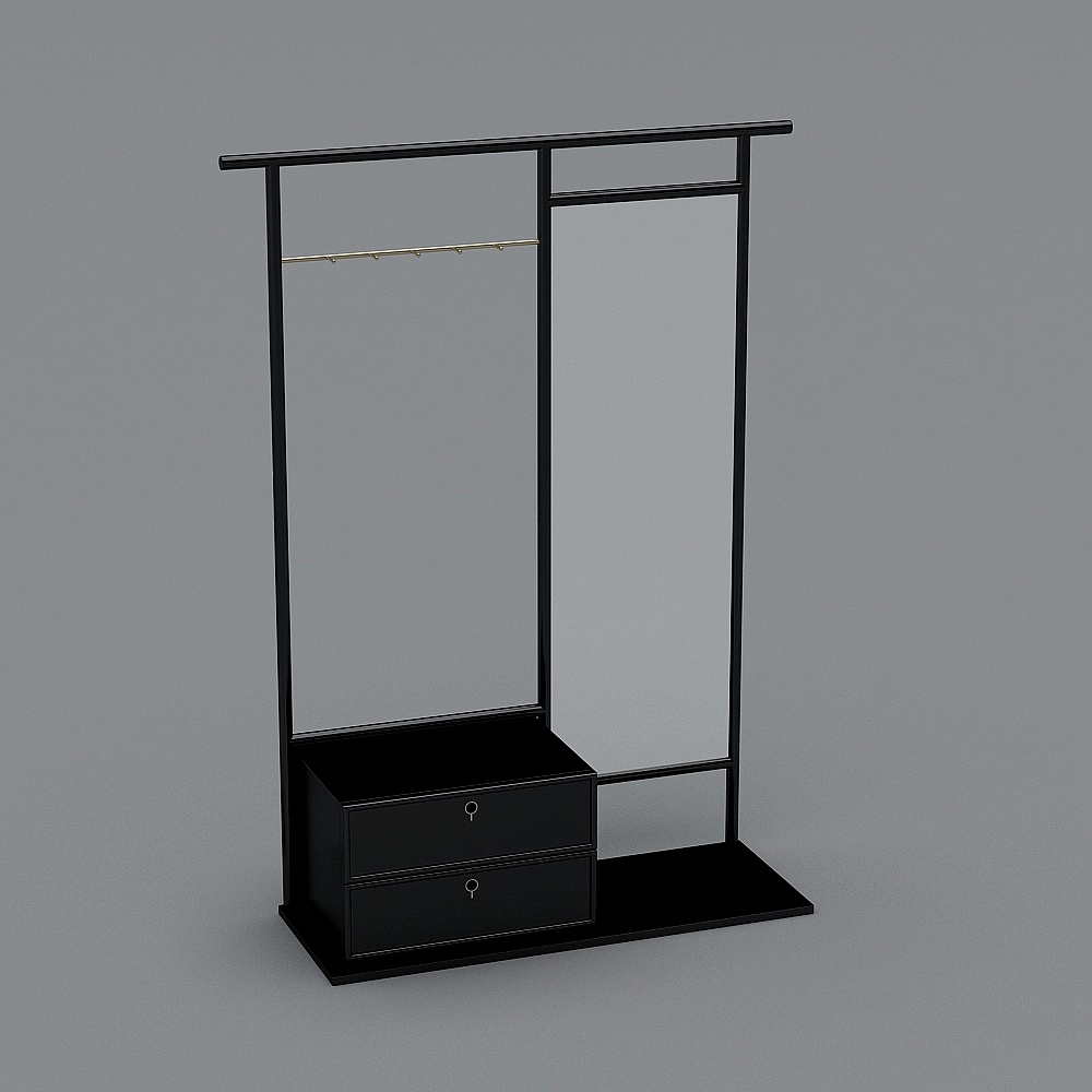 H6517衣架3D模型