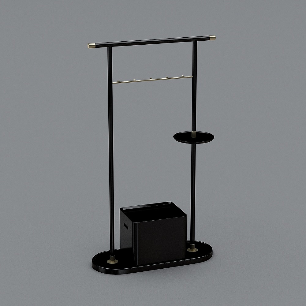 H6506衣架3D模型