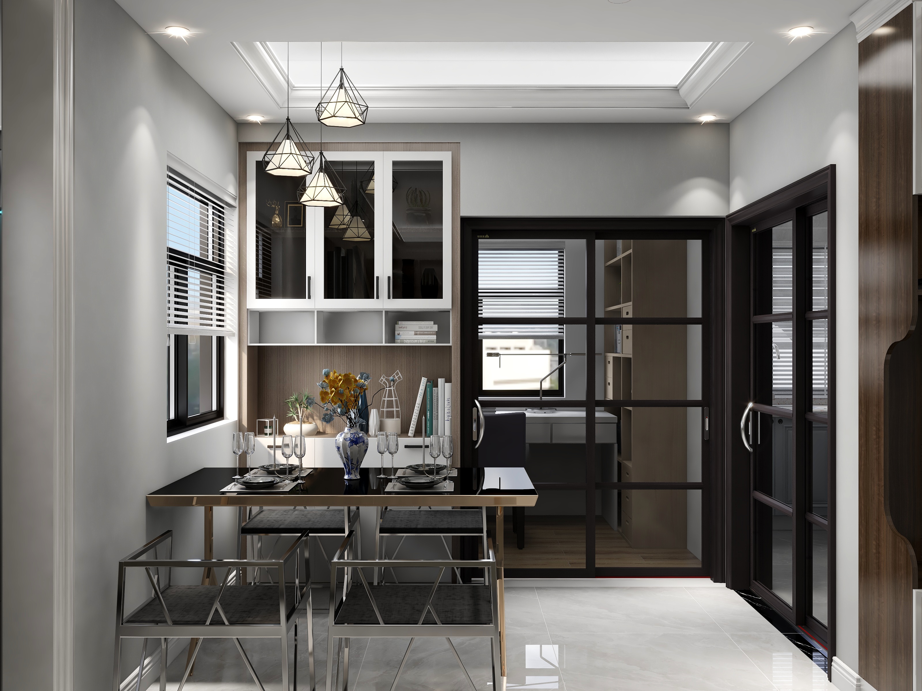 刘奇-瑞和园89.50㎡B户型3室2厅1卫-装修设计方案