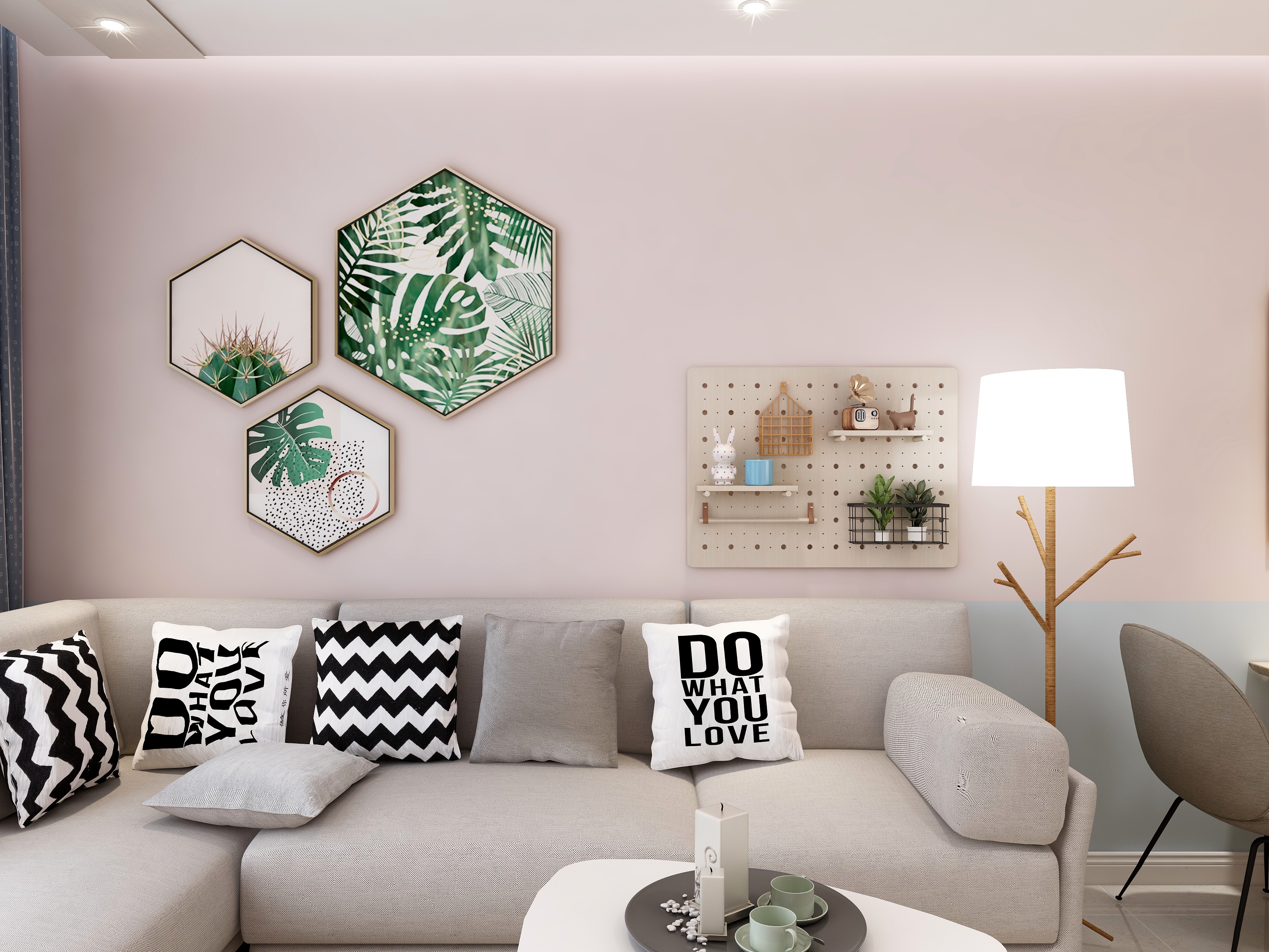 设计师张成梁-德信海德公园85.00㎡装修效果图