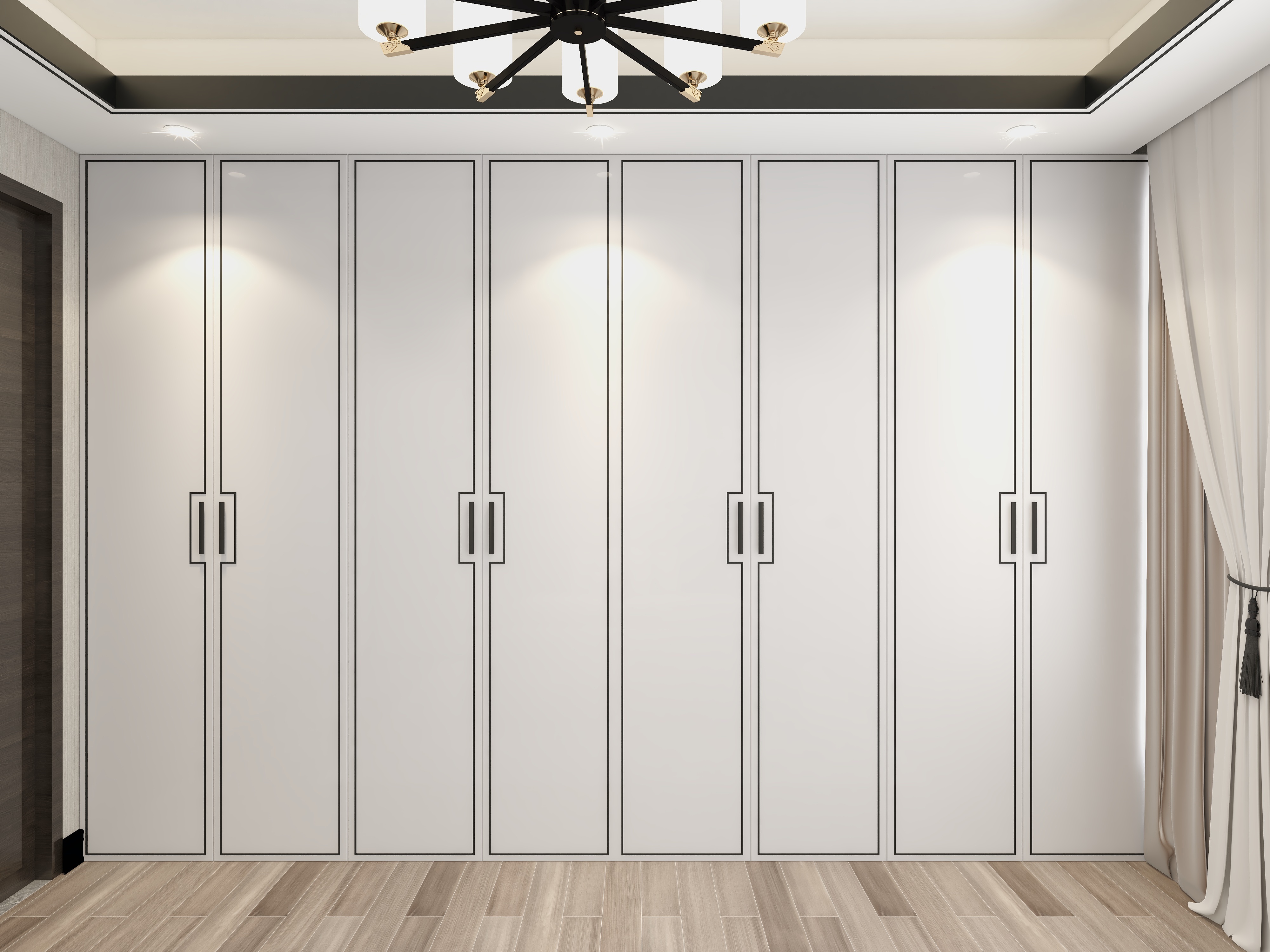 李青越-新中式四居设计装修效果图