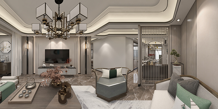 阳旸装饰2-盛世豪庭6栋3房-装修设计方案