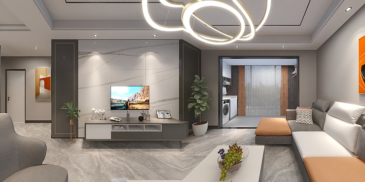 坤轮空间设计-水悦龙湖华总-装修设计方案