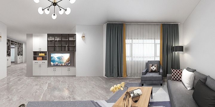 小福神家居-田家营张明成一楼-装修设计方案