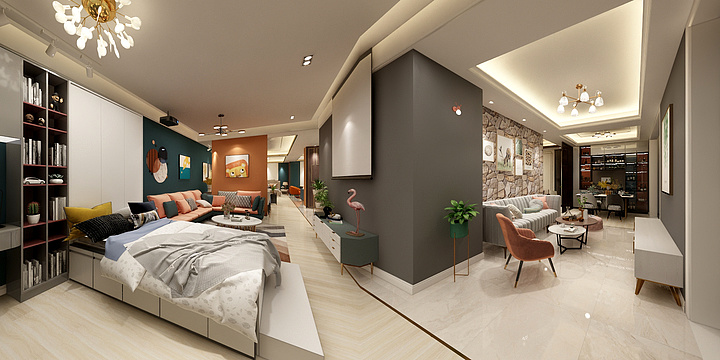 吴渊-家具城展厅-装修设计方案