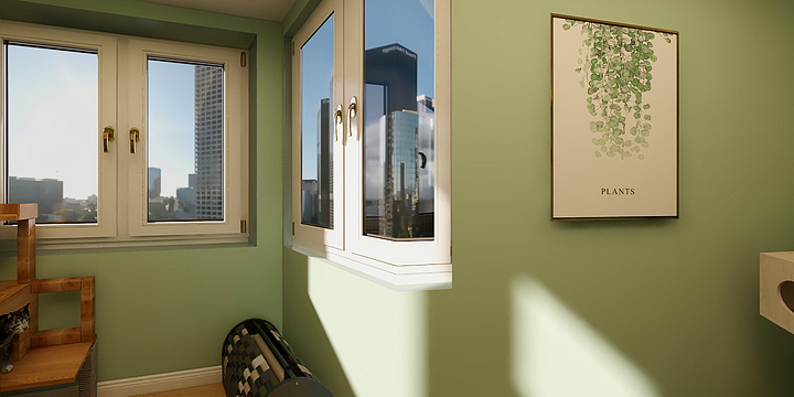 杨什七-德信海德公园83.00㎡A2’3室2厅1卫1厨-装修设计方案