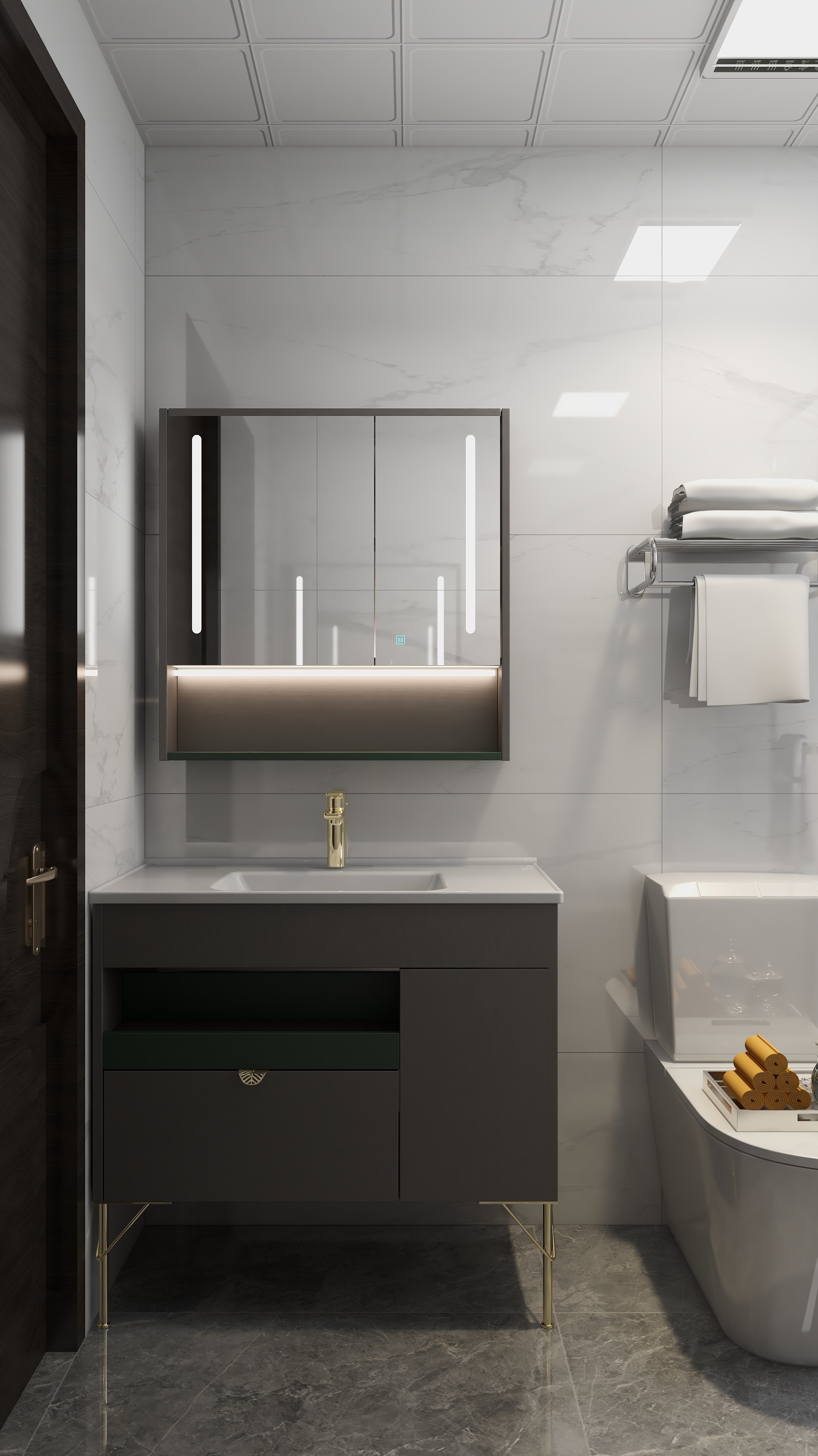 李青越-新中式四居设计装修效果图