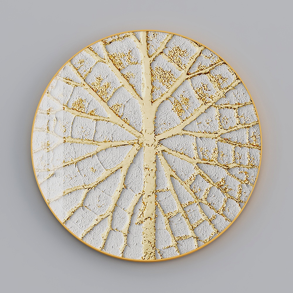 卓益-现代风-客餐厅卧室玄关圆形装饰画-涟漪