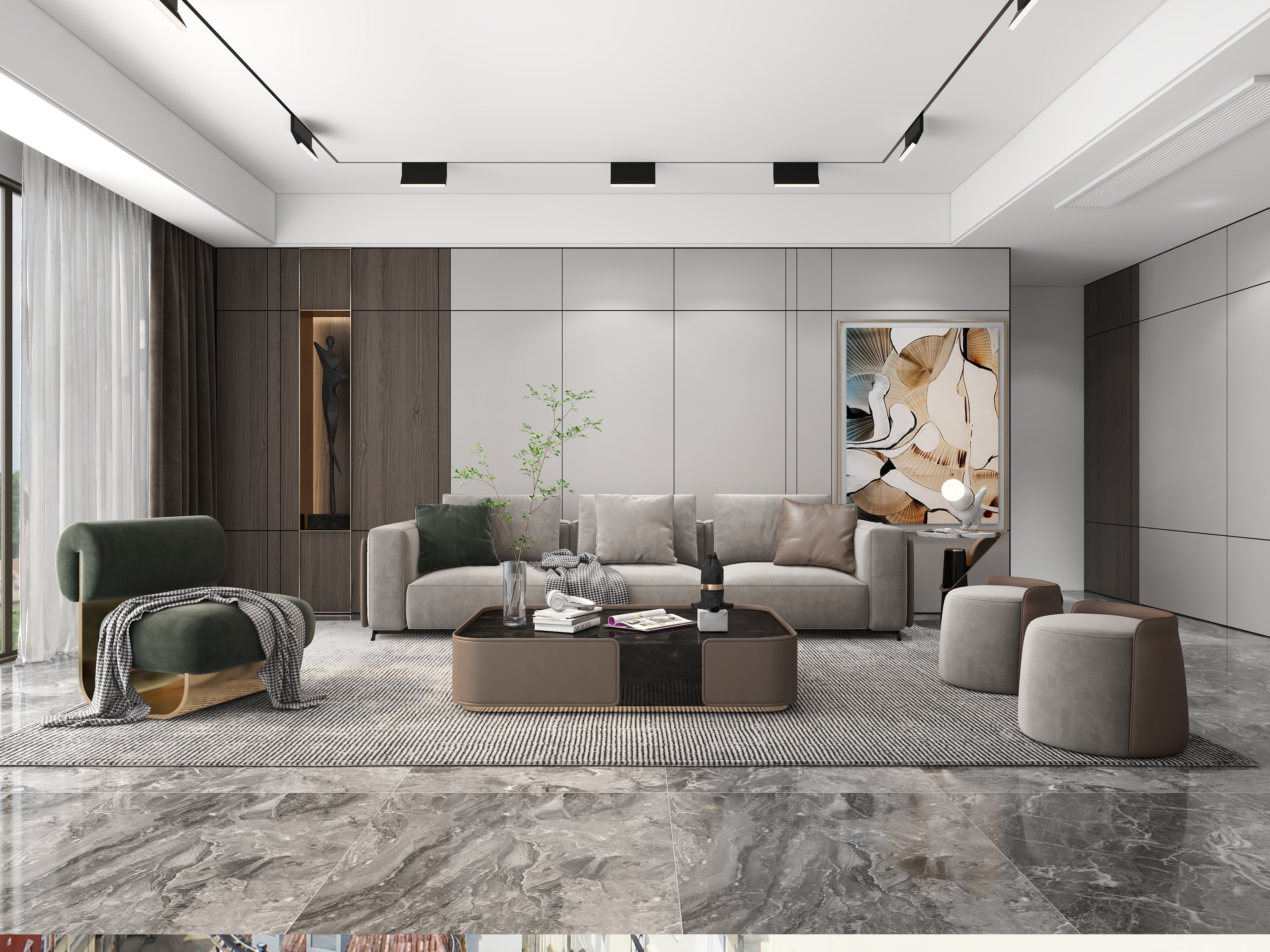 高新杰-现代沙发背景墙-20201202-装修设计方案